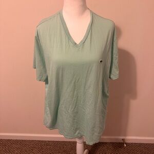 Lacoste Mint Green Cotton T-Shirt Size XXL